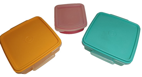 Tupperware grün rot - , gelb