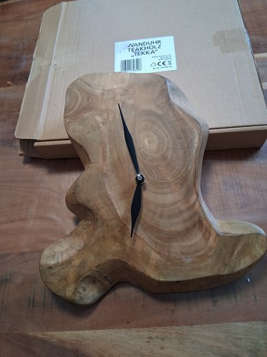 Weltbild wanduhr teakholz - weltbild,