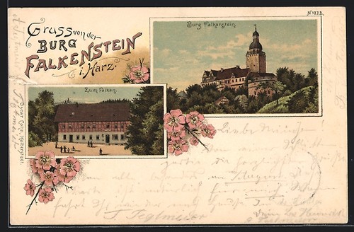 Ansichtskarte falkenstein - ansichtskarte, i