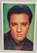 Elvis Presley Sammelkarte Bild Autogramm Druck Steckbrief