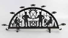 Schwibbogen DDR Metall schwarz Weihnachten  Lichterbogen