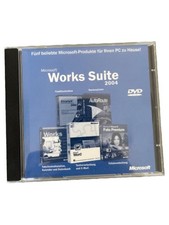 Microsoft Works Suite 2004 PC Software DVD Produktivität Deutsch