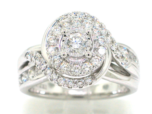 Brillant ring 585 weißgold - brillant,