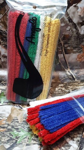 Pfeifenreiniger bunt 100 - pfeifenreiniger,