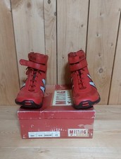 MUSTANG Herren Schnür-Boots Rennstiefel Rot Größe 43, 18cm hoch Freizeit Stiefel