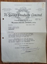 1935 Vi-Spring Products