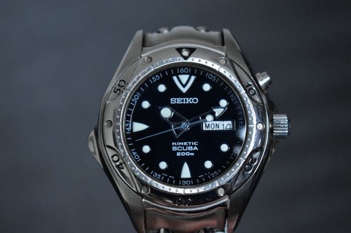 Seiko scuba diver 200m kinetic - seiko,