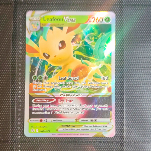 Leafeon vstar holo promo - leafeon,