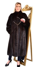 US5833 REAL MINK FUR COAT