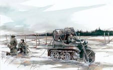 Dragon 6128 - 1/35 Sd.Kfz.2/2 kl.Kettenkrad /Feldkable - Neu
