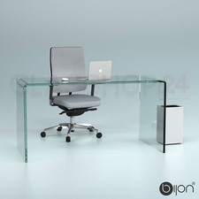 Glas schreibtisch echtglas - glas,