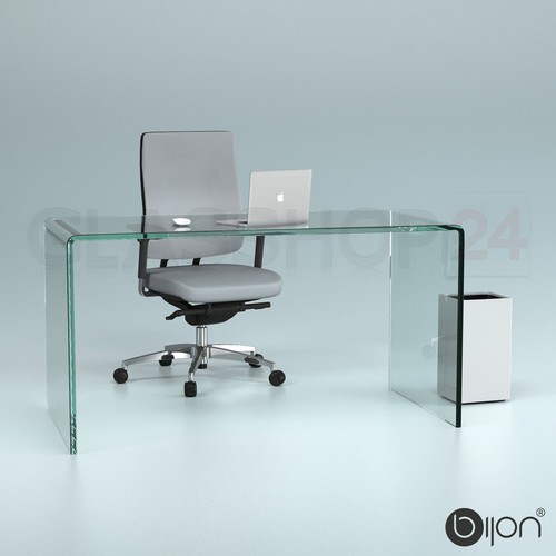 Glas schreibtisch echtglas - glas,