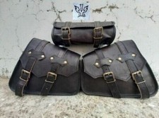 Echt Schwarz Ziegenleder COMBO