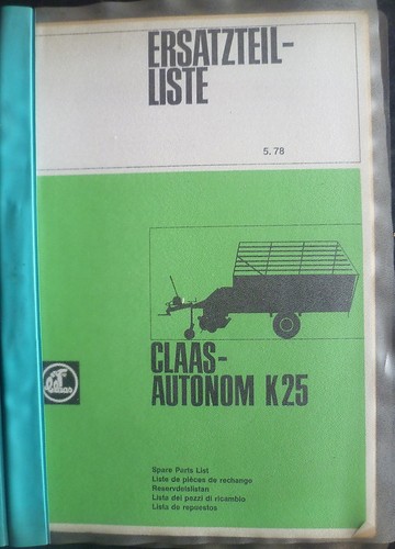 Claas ladewagen autonom k25 - claas,