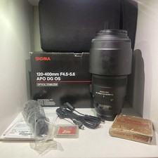 Sigma DG 120-400mm f/4.5-5.6 APO OS Zoomobjektiv für Canon EF Mount (2382G)