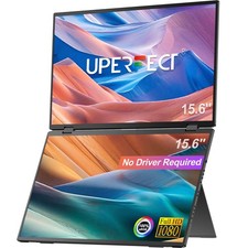 UPERFECT 15,6" Tragbarer Dual