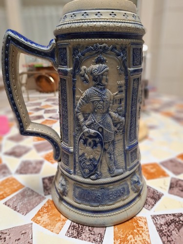 Antiker großer steinzeugkrug - antiker,
