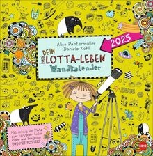 Lotta-Leben Broschurkalender 2025: Bunt illustriert... | Buch | Zustand sehr gut