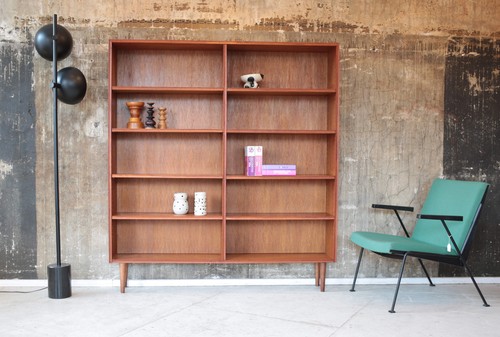 60er teak vintage standregal - vintage,