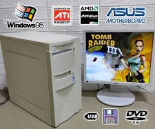 Retro PC Windows 98 AMD ATHLON