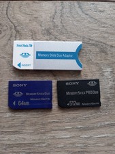 SanDisk Memory Stick PRO Duo Karten  Adapter