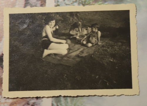 Foto 1936 bikini - garten, frau