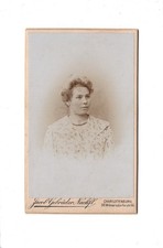 CDV Foto Damenportrait -
