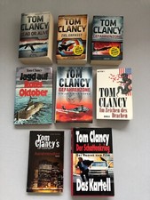 Tom Clancy Bücher 8x, Hardcover und Taschenbücher, Gefahrenzone, Ausnahmezustand