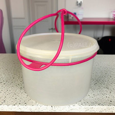 TUPPERWARE VINTAGE KÜHLBEHÄLTER 5,0 L MIT TRAGEGRIFF FARBLOS