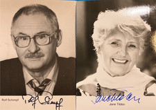 2 Autogramme Rolf SCHIMPF