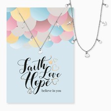 Grußkarte Faith Love Hope mit