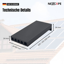 Solarkabel Durchführung Ziegeldach Kabel ohne MC4 Ausbau