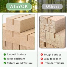 Kartenhalter Holz 10er Set