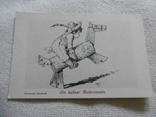 Postkarte   DDR   alt     -  Ein kühner  Reitermann  /  Hermann  Kaulbach