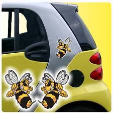 Böse Biene Hornisse Wespe Autoaufkleber Auto Aufkleber Sticker 2er Set DA005 