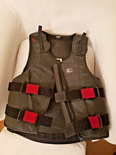 Sicherheitsreitweste Gr. S, Reitweste, Schwarz