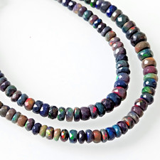 Regenbogen feuer schwarz opal - schwarz,