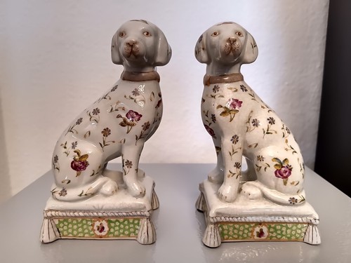 Paar kaminhunde buchstützen - paar,