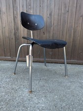 Stapelstuhl Egon Eiermann Esszimmer Stuhl SE 68 Wilde + Spieth W+S Vintage 60er