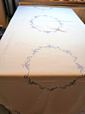 Blaudruck Tischdecke alt