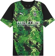 Puma BMG Borussia Mönchengladbach Herren Trainingsshirt T-shirt grün Gr. M  XXL