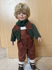 Puppe Vintage Junge Porzellan Puppe Glieder ca 45cm Sammlerpuppe Künstlerpuppe