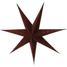 Leuchtstern 60cm braun mit