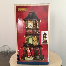 Lemax Christmas Clock Tower 45735 Top Zustand Polyresin