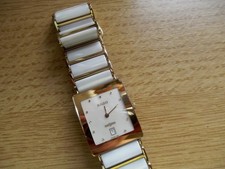 Original RADO DIASTAR KERAMIK Gold Damenuhr - Datumsanzeige -
