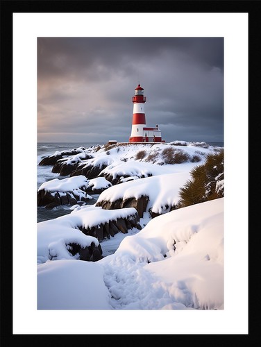 Dramatischer leuchtturm - dramatischer,