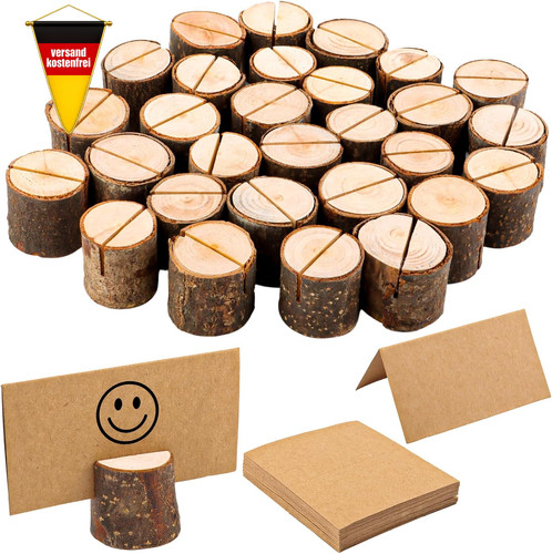 Stück kartenhalter holz - 30,