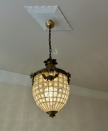 Große jugendstil hängelampe - jugendstil,