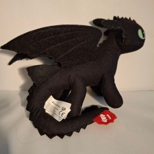 Dreamworks  Dragons Plüschfigur Ohnezahn mit Fähnchen 27 cm Spin Master  66572