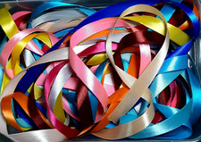 Konvolut Satinbänder 15mm